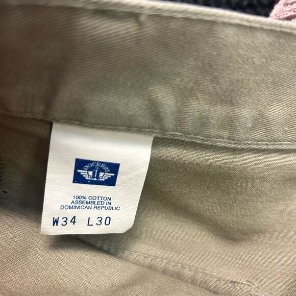 Dockers mens 34/30 khaki dress pants - Picture 4 of 6